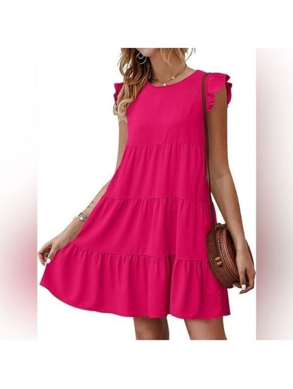 #44 Kirundo Hot Pink Dress Size S